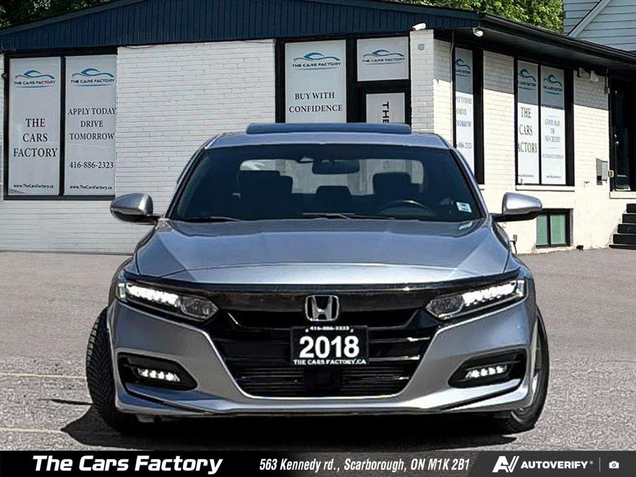 2018 Honda Accord Sport Leather / Camera / Apple Carplay! Photo2