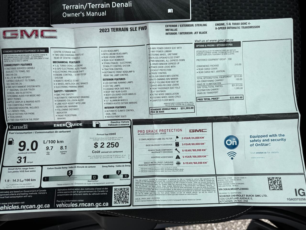 2023 GMC Terrain SLE+Remote Start+One Owner+CLEAN CARFAX Photo