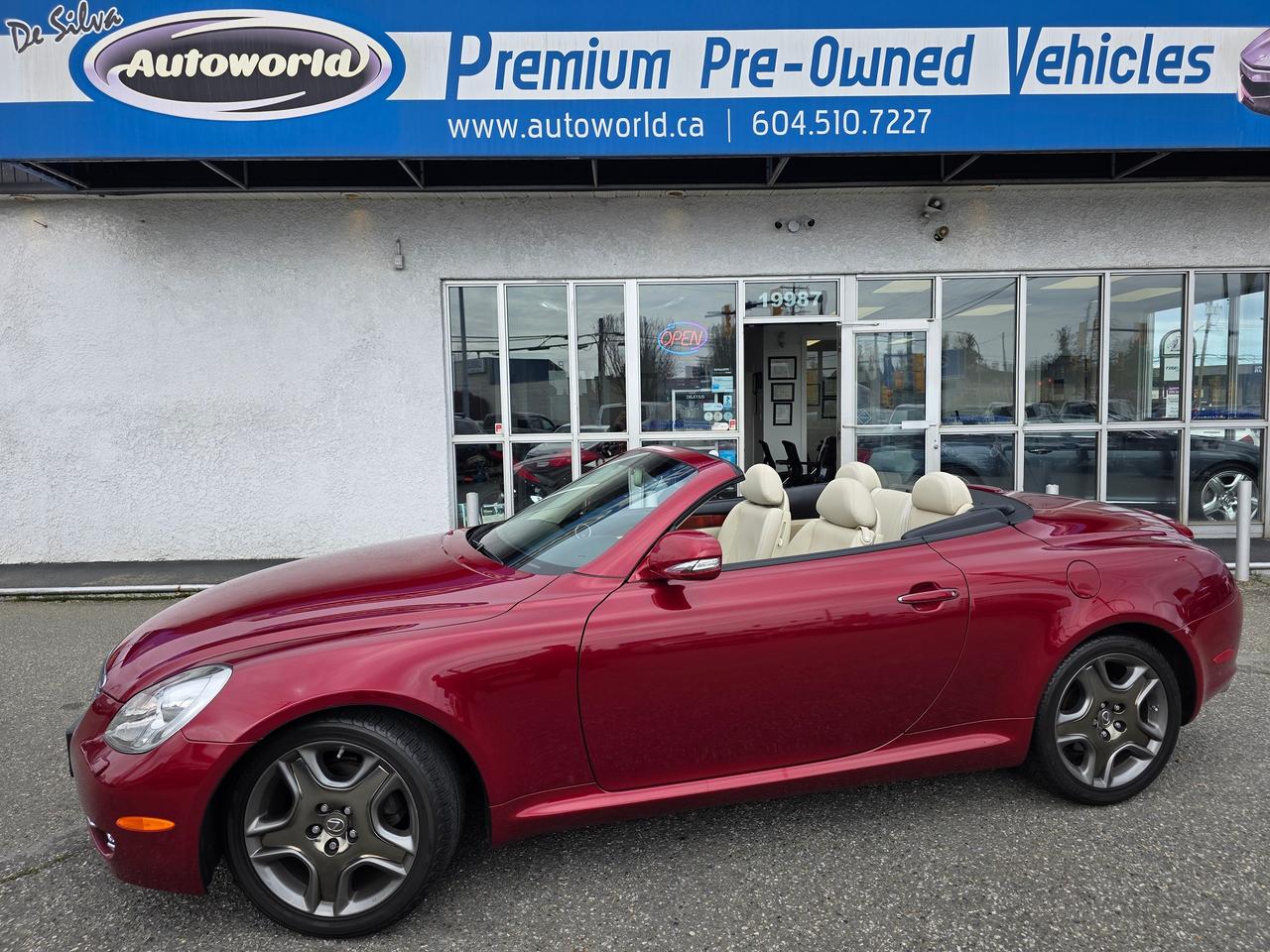 Used 2009 Lexus SC 430 Hardtop Convertible *No Accidents, Mark Levinson, for sale in Langley, BC
