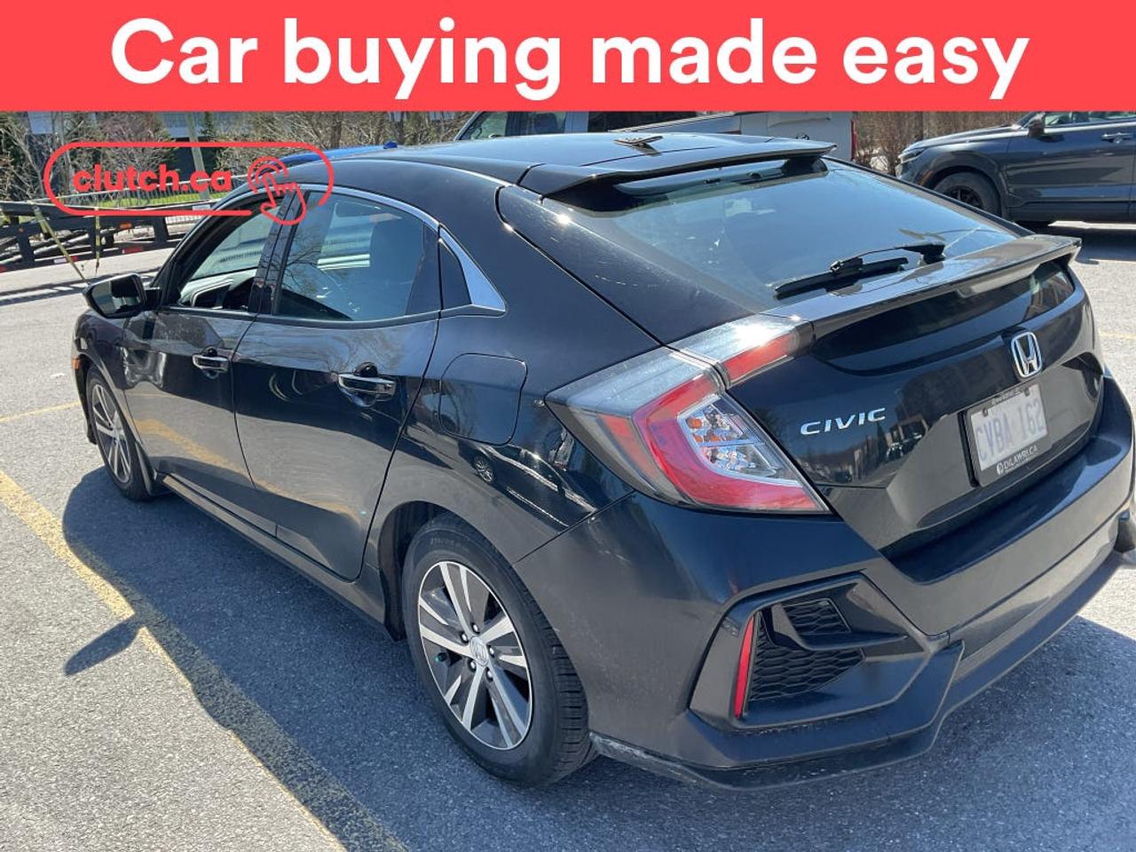 1 OWNER / Brake Assist, Front Heated Seats, Folding Rear Seats and more!<br> <br>Clutch is the largest online used car retailer in Canada, delivering a seamless, hassle-free car-buying experience to drivers everywhere. Shop thousands of used cars online, get the right one delivered to your door, and enjoy peace of mind with our 10-Day Money-Back Guarantee. How sweet is that? To learn more, visit clutch.ca.<br> <br>The top features for this car include:<br> <br>Electric Parking Brake<br>Brake Assist<br>Front Heated Seats<br>Folding Rear Seats<br>Climate Control<br>Speed-Sensitive Volume<br>Bluetooth Music<br>Touchscreen Display<br>Cruise Control<br>Adaptive Cruise Control<br>12V Outlet<br>Hands Free Device Connectivity<br>Apple CarPlay<br>Android Auto<br>USB Input<br>Keyless Entry<br>Lane Departure Warning<br>Active Lane Keep Assistance<br>Forward Collision Mitigation<br>Pedestrian Detection<br>Rear Window Defroster<br>Hill Assistance<br>Automatic High Beams<br>Rear View Camera<br>AM/FM Stereo<br> <br>Seamless home delivery - Delivery to your door in a matter of days. Available on select packages.<br> <br>Try it out for 10 days - If you do not like it, we will take it back. <br> <br>Quality assured - All cars go through our rigorous 210-point inspection and reconditioning process.<br> <br>Peace of mind - Warranty and protection plans available.<br> <br>Haggle-free - No haggling or hard sells.<br> <br>100% Transparency - Full inspection reports on every car, including high-res photography and a free Carfax report.<br> <br>Listed price is for cash purchase only and does not include taxes, Shipping Fees (if applicable), Delivery Fees (if applicable), government licensing fees.<br> <br>Previous Provincial Registrations:<br>Ontario<br> <br>Stock # 99818