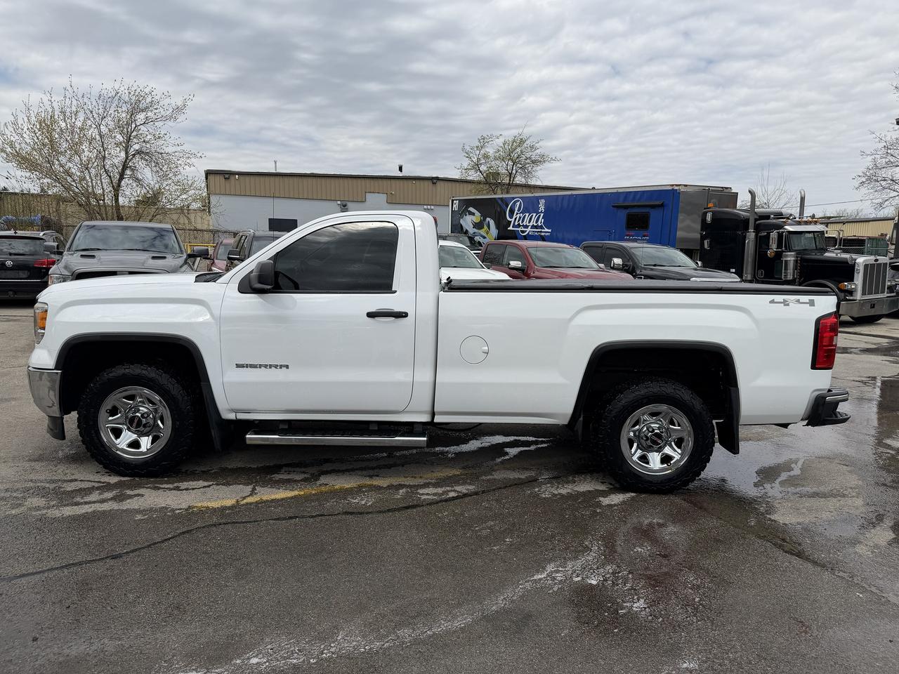 <p><span data-sheets-root=1>2014 GMC Sierra 1500 Reg cab 4x4: 5.3L V8 4WD, Trailering package, Power windows, 8 Box, Running boards, Tonneau cover and plenty more! </span></p><p><span data-sheets-root=1>&bull;All prices are exclusive of safety, licensing, fuel charges and HST&bull;Safety Certification is available at $599 for sedans/SUVs and $799 for trucks &bull;Dealer processing fees are $495 and include a 3 month warranty&bull;Financing and long term extended warranty options are also available. Save with Finance! Special Finance Price is the listed price. Cash Price is $1,500.00 more (All special finance prices are firm). Any warranty included with the vehicle is only applicable with a Safety Standards Certificate. &bull;This vehicle is located at our Burlington dealership, please reach out for more details.</span></p>