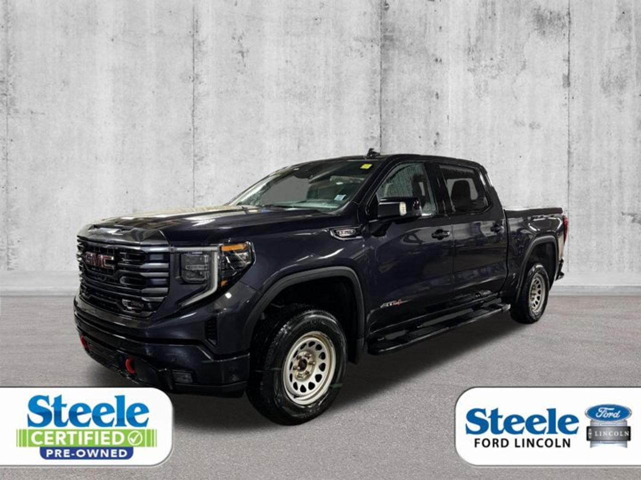 Recent Arrival!Um2024 GMC Sierra 1500 AT44WD 10-Speed Automatic EcoTec3 6.2L V8VALUE MARKET PRICING!!, 10-Speed Automatic, 4WD, Leather.ALL CREDIT APPLICATIONS ACCEPTED! ESTABLISH OR REBUILD YOUR CREDIT HERE. APPLY AT https://steeleadvantagefinancing.com/6198 We know that you have high expectations in your car search in Halifax. So if youre in the market for a pre-owned vehicle that undergoes our exclusive inspection protocol, stop by Steele Ford Lincoln. Were confident we have the right vehicle for you. Here at Steele Ford Lincoln, we enjoy the challenge of meeting and exceeding customer expectations in all things automotive.