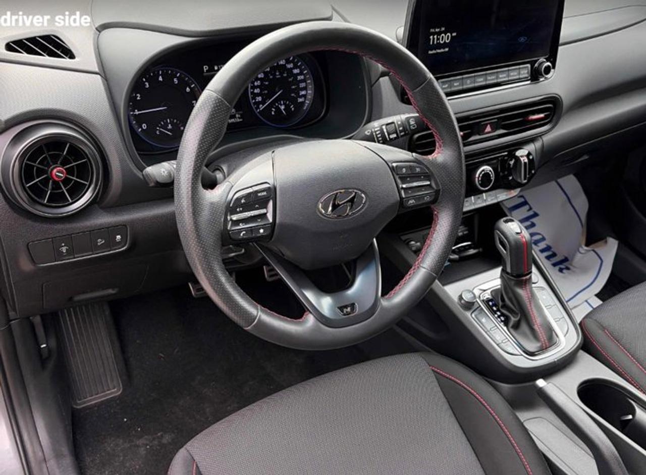 2023 Hyundai KONA N Line AWD | Nav |  Adaptive Cruise | CarPlay | Android Auto | Heated Seats & Steering | and More ! Photo
