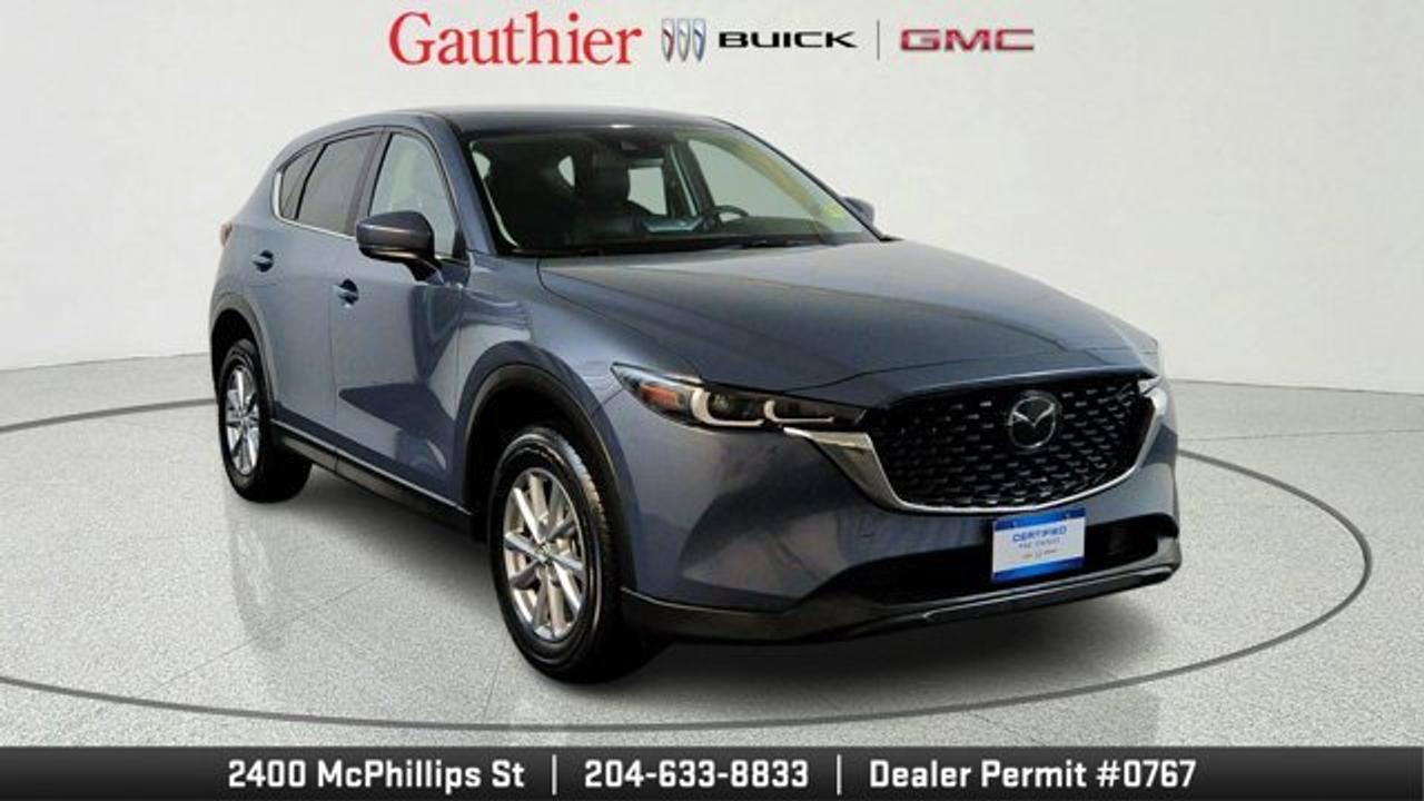 The 2025 Mazda CX-5 GS is a compact SUV that delivers a smooth balance of performance and efficiency, powered by a 2.5-liter four-cylinder engine paired with standard i-Activ all-wheel drive for confident handling in various conditions. It features a refined, comfortable interior with leatherette upholstery, a power-adjustable drivers seat, a power liftgate, and an intuitive infotainment system with Apple CarPlay and Android Auto connectivity. In addition, it includes advanced safety and driving technologies such as Mazdas i-Activsense suite, along with features like Smart City Brake Support and driver-assist systems designed to enhance confidence and everyday practicality.
