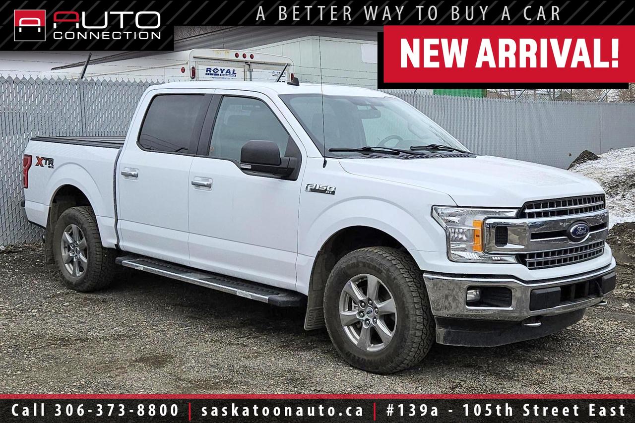 <p><span><font color=#000000><span>Financing & Warranty Available!</span><span><br></span></font></span><span><br></span><span>SuperCrew w/ 5.5ft. Box - Regularly Maintained - SK Truck</span><span><br></span><span><br>This <b>2019 Ford F-150 XLT SuperCrew</b> is a capable, well-equipped truck that delivers the right mix of power, comfort, and everyday practicality. Powered by the 3.5L EcoBoost engine and backed by a 10-speed automatic transmission, it offers impressive strength for towing, hauling, and handling Saskatchewan roads with confidence. Inside, the heated front seats, power-adjustable seating, remote start, and spacious SuperCrew cabin make every drive more comfortable, whether you are heading to work or out on the weekend. Modern tech like Apple CarPlay, Android Auto, voice-activated navigation, and FordPass Connect keeps you connected and in control wherever the road takes you. Safety and convenience features such as the rear view camera, reverse sensing system, pre-collision assist, and auto high beams add extra peace of mind behind the wheel. With chrome exterior accents, chrome step bars, a tailgate step, hard-folding tonneau cover, and LED cargo box lighting, this F-150 stands out with both style and function. It has been regularly maintained and is local to Saskatchewan, making it a smart choice for buyers looking for a truck with proven history and local roots. Finished in Oxford White with a Medium Earth Grey cloth interior, this F-150 XLT is ready to work hard and look good doing it.<br><br></span><span>Key Features:</span><span><br></span><span><br>- 4x4<br>- Equipment Group 302A<br>- XTR Package<br>- XLT Power Equipment Group<br>- Heated Seats<br>- Remote Start<br>- Apple CarPlay & Android Auto Compatibility<br>- Voice-Activated Navigation<br>- Reverse Sensing System<br>- Rear View Camera w/ Dynamic Hitch Assist<br>- Pre-Collision Assist w/ Automatic Emergency Braking<br>- Auto High Beams<br>- FordPass Connect w/ 4G LTE W-Fi Hotspot<br>- SiriusXM Satellite Radio<br>- 10-Way Power-Adjustable Front Seats<br>- Leather-Wrapped Steering Wheel<br>- Power-Sliding Rear Window w/ Defroster<br>- Power-Adjustable Pedals<br>- 110V AC Power Outlets<br>- Auto-Dimming Rearview Mirror<br>- Rear Underseat Storage<br>- Heated Power Sideview Mirrors<br>- Tailgate Step w/ Tailgate Lift Assist<br>- LED Cargo Box Lighting<br>- Drop-In Bedliner<br>- Hard-Folding Tonneau Cover<br>- Chrome Grille w/ Silver Accents<br>- Chrome Door & Tailgate Handles<br>- Chrome Step Bars<br>- Chrome Front Tow Hooks<br>- 18-Inch Chrome-Like PVD Wheels<br>- Trailer Tow Package<br>- Integrated Trailer Brake Controller<br>- 9,400lb. Towing Capacity<br>- 3.55 Rear Axle Ratio<br>- 10-Speed Automatic Transmission<br>- 3.5L EcoBoost 6-Cylinder Engine<br><br><b>Exterior Colour:</b> Oxford White<br><b>Interior Colour:</b> Medium Earth Grey Cloth<br><br><b>Manufacturers Brochure:</b> </span><a href=https://www.auto-brochures.com/makes/Ford/F-150/Ford_US%20F-150_2019.pdf target=_blank><span>https://www.auto-brochures.com/makes/Ford/F-150/Ford_US%20F-150_2019.pdf</span></a><span><br><br></span><span>Unlock a full year of FREE exclusive VIP benefits with your purchase! Enjoy 20% off labor, 25% off tires, free windshield stone chip repairs, and so much more. Visit saskatoonauto.ca/vip-features for all the details.<br></span><span><br>Honesty Pricing eliminates the haggle hassle by providing you with our lowest possible selling price up front. In fact, it is the lowest price in our market, and we will prove it by disclosing a comprehensive market report of what our competitors are selling similar vehicles for.<br></span><span><br>This vehicle meets our Diamond Certification standard, which begins by selecting only premium quality vehicles and subjecting them to a much more comprehensive inspection process than typical dealerships use. Diamond Certified ensures a clean history, exceptional appearance and problem-free operation.<br></span><span><br>At Saskatoon Auto Connection we sell pre-owned automobiles the way we would like to buy them ourselves. Since 2008, we have been dedicated to providing the highest level of integrity and transparency in our industry, in combination with the highest quality vehicles at the most competitive prices in Saskatchewan. Our friendly staff is ready to positively redefine your expectations of the pre-owned automobile space.</span><span></span></p>