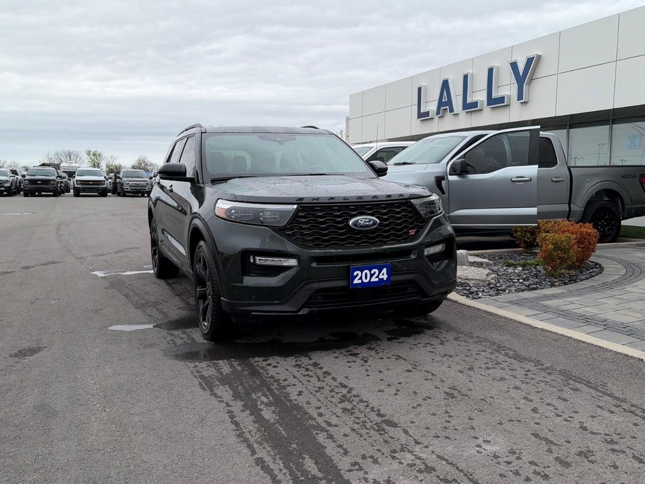 <p>The <strong>2024 Ford Explorer ST</strong> is a sporty three-row midsize SUV powered by a <strong>twin-turbocharged 3.0-litre V6 engine</strong> paired with a <strong>10-speed automatic transmission</strong>, producing around <strong>400 horsepower and 415 lb-ft of torque</strong> for strong acceleration and towing capability. Designed as the performance-oriented trim of the Explorer lineup, it features rear-wheel drive (with optional AWD), sport-tuned suspension, and aggressive styling, while still offering practical family features like seating for up to six or seven, advanced driver-assist technologies, and modern infotainment. Overall, it combines strong performance with everyday practicality, standing out as one of the most powerful and responsive models in the Explorer lineup.</p>