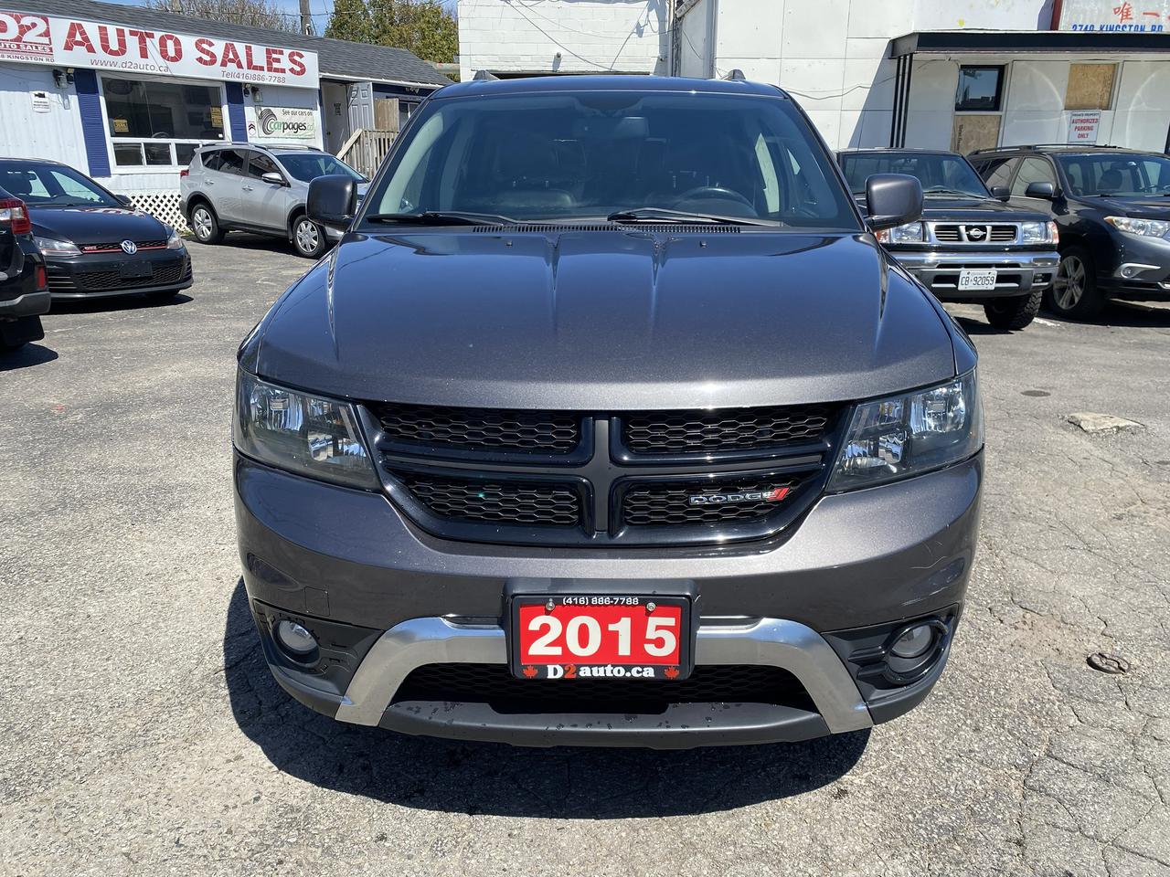 2015 Dodge Journey Crossroad/7 Passenger/Leather/Sunroof/Bckup Camera Photo2