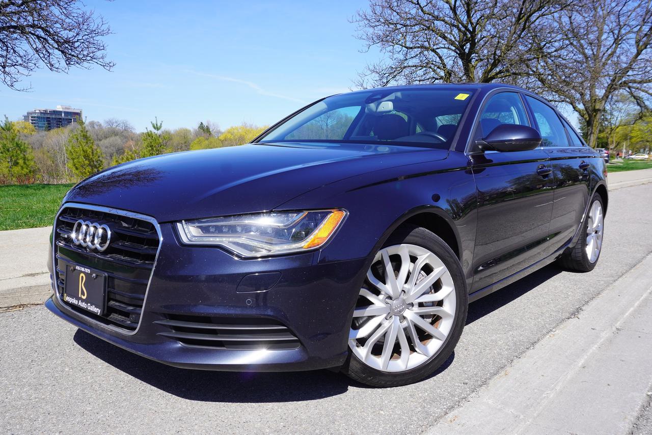 <p>Check out this gorgeous A6 3.0T that just arrived at our store.&nbsp; This beauty comes to us on trade from a local new car store and is ready for you to enjoy.&nbsp; If youre looking for a stylish, easy to drive luxury sedan thats know for its performance and handling than this is the car for you.&nbsp; This one comes well equipped with all the right features and packages to make driving enjoyable. &nbsp;Call or Email today to book your appointment before its gone.<br>Come see us at our central location @ 2044 Kipling Ave (BEHIND PIONEER GAS STATION)<br>______________________________________________<br>FINANCING - Financing is available on all makes and models. &nbsp;Available for all credit types and situations from New credit, Bad credit, No credit to Bankruptcy. &nbsp;Interest rates are subject to approval by lenders/banks. Please note all financing deals are subject to Lender fees and PPSA charges set out by the lender. In addition, there may be a Dealer Finance Fee of up to $999.00 (varies based on approvals).<br>_______________________________________________<br>CERTIFICATION - We take your safety very seriously! That is why each of our vehicles is PRE-SALE INSPECTED by independent licensed mechanics. &nbsp;Safety Certification is available for $899.00 inclusive of a fresh oil & filter change, along with a $200 credit towards any extended warranty of your choice.<br>If NOT Certified, OMVIC AS-IS Disclosure applies:<br>&ldquo;This vehicle is being sold &ldquo;as is&rdquo;, unfit, and is not represented as being in a road worthy condition, mechanically sound or maintained at any guaranteed level of quality. The vehicle may not be fit for use as a means of transportation and may require substantial repairs at the purchaser&rsquo;s expense. It may not be possible to register the vehicle to be driven in its current condition.<br>_______________________________________________<br>PRICE - We know how important a fair price is to you and that is why our vehicles are priced to put a smile on your face. Prices are plus HST & Licensing. &nbsp;All our vehicles include a Free CarFax Canada report!&nbsp;<br>_______________________________________________<br>WARRANTY - We have partnered with warranty providers such as Lubrico and A-Protect offering coverages for all types of vehicles and mileages. &nbsp;Durations are from 3 months to 4 years in length. &nbsp;Coverage ranges from standard Powertrain Warranties; Comprehensive Warranties to Technology and Hybrid Warranties. &nbsp;At Bespoke Auto Gallery, we are always easy to talk to and can help you choose the coverage that best fits your needs.<br>_______________________________________________<br>TRADES &ndash; Not sure what to do with your current vehicle? &nbsp;Trade it in; We accept all years and models, just drive it in and have our appraiser look at it!<br>_____________________________________________<br>COME SEE US AT OUR CENTRAL LOCATION @ 2044 KIPLING AVE, ETOBICOKE ON (Behind Pioneer Gas Station)</p>