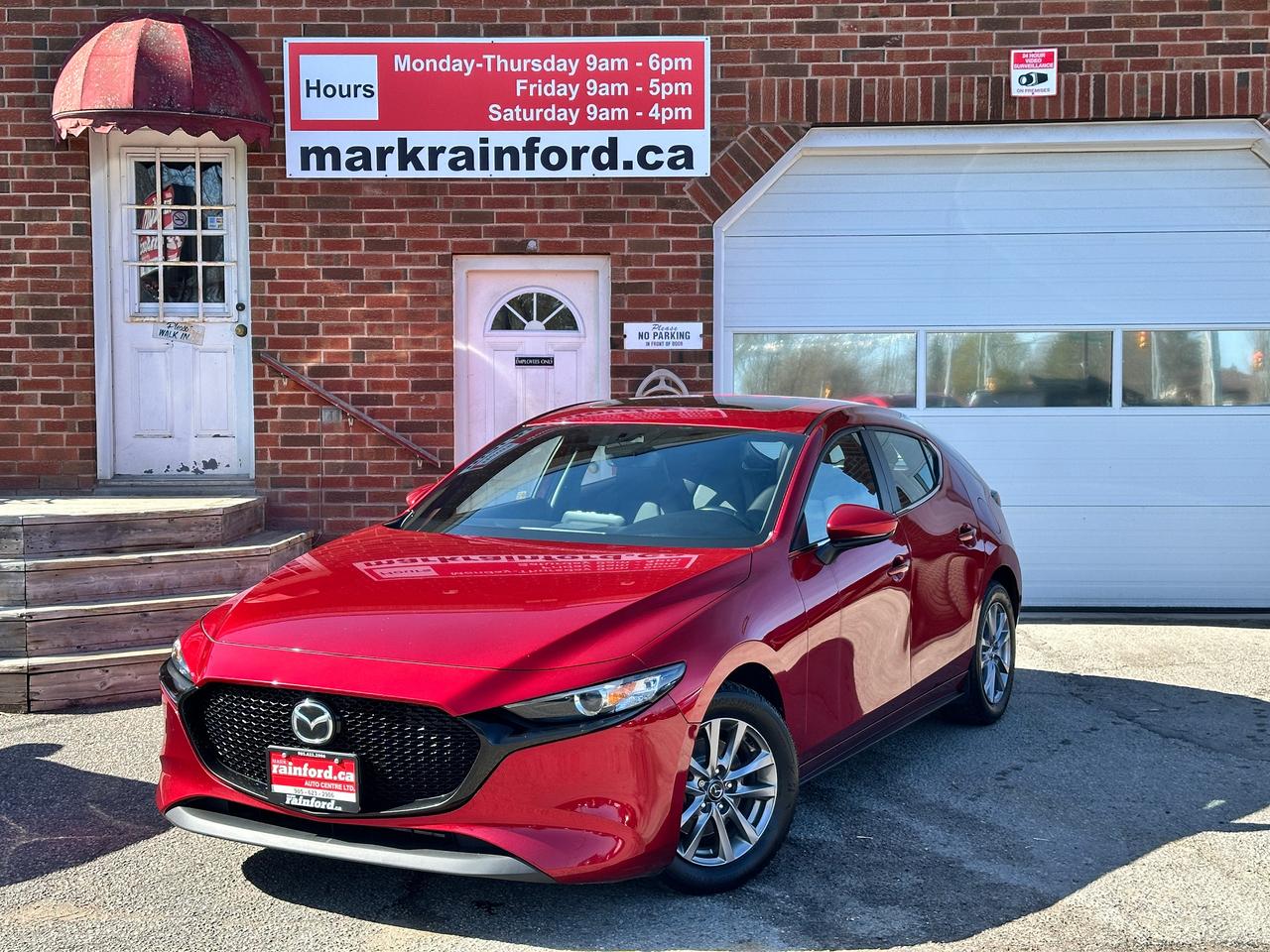 2021 Mazda MAZDA3 GS AWD HTD-Leather Sunroof CarPlay BackupCam Alloy