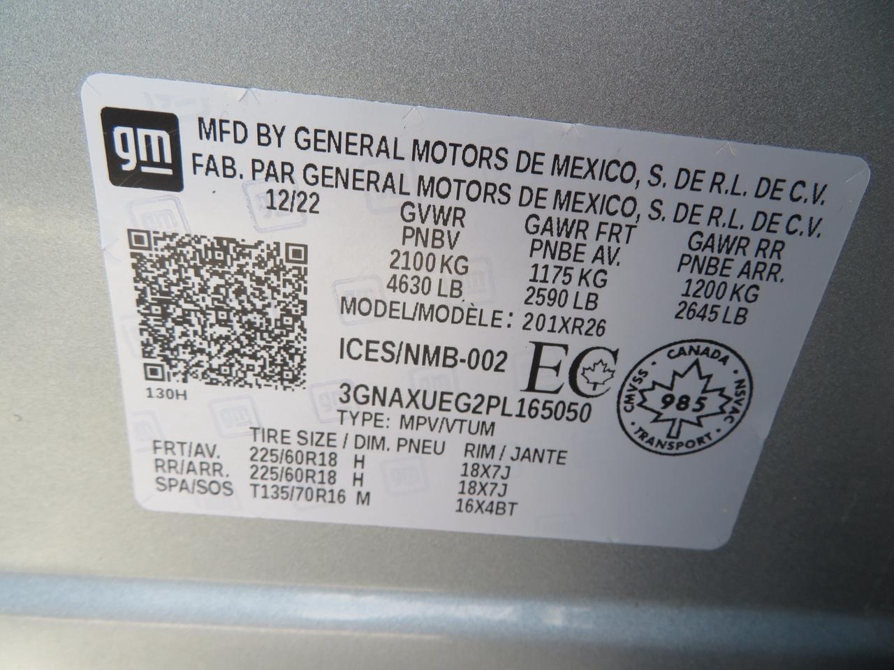 2023 Chevrolet Equinox AWD 4DR LT Photo