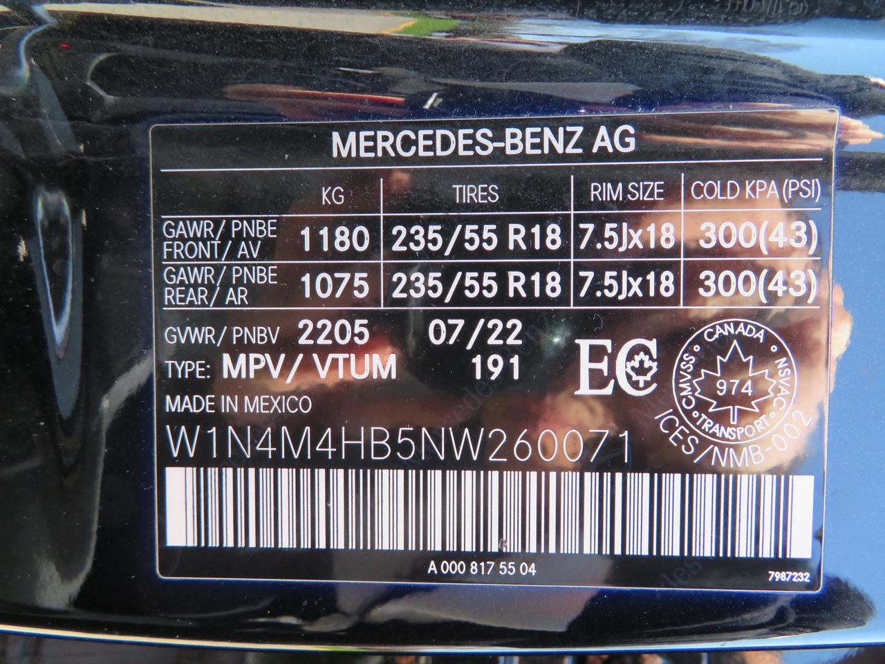2022 Mercedes-Benz GL-Class GLB 250 4MATIC SUV Photo