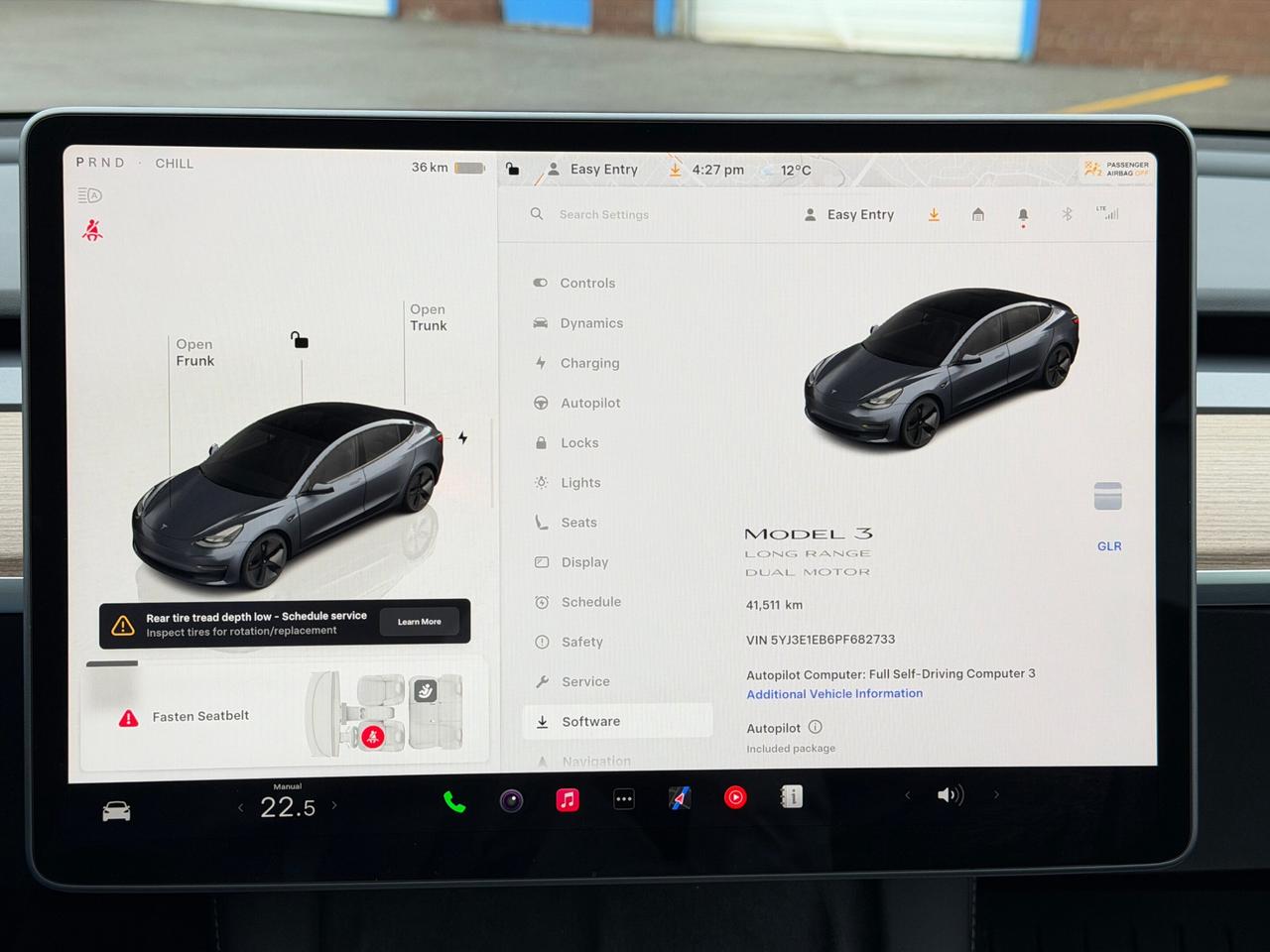 2023 Tesla Model 3 LONG RANGE   AWD   NO ACCIDENT   AUTO PILOT Photo