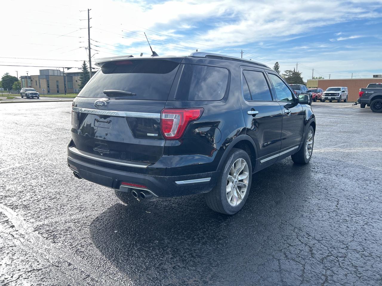 2018 Ford Explorer 3.5L AS IS MOONROOF HEATED COOLED SEATS LEATHER 20 Photo4