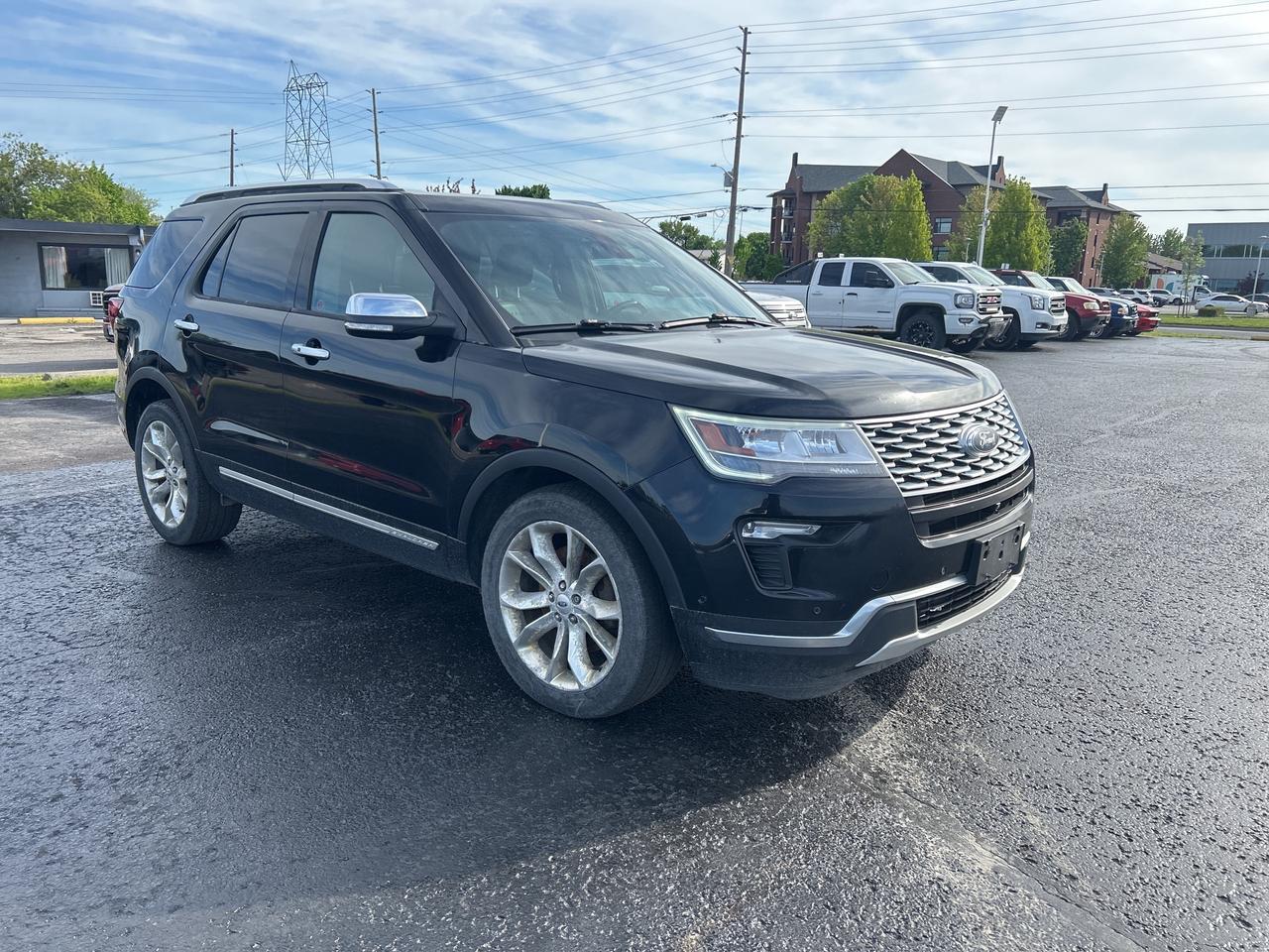 2018 Ford Explorer 3.5L AS IS MOONROOF HEATED COOLED SEATS LEATHER 20 Photo