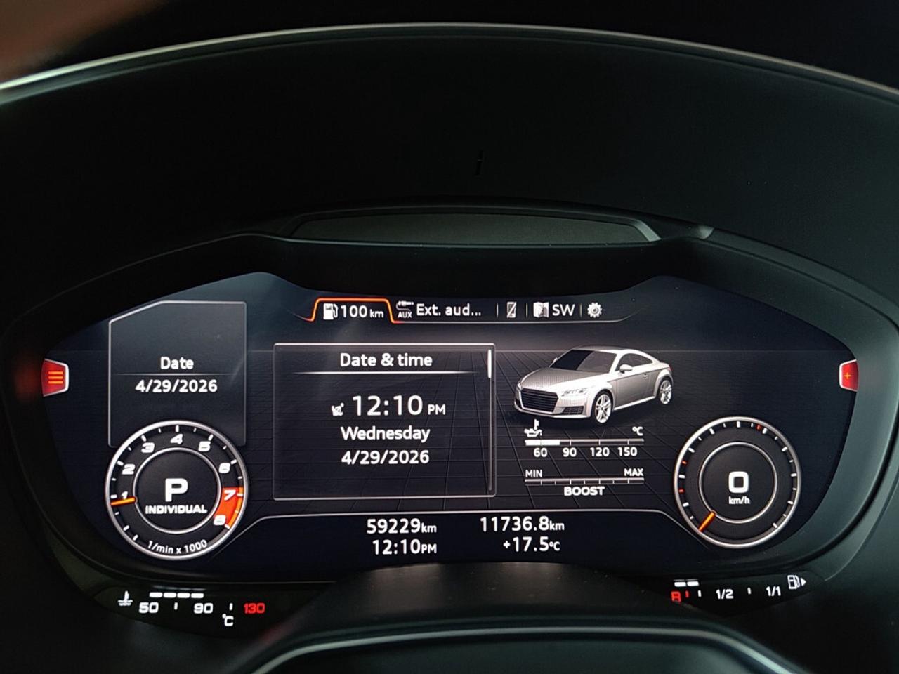2017 Audi TTS TTS Coupe quattro   Vegas Yellow   Virtual Cockpit Photo