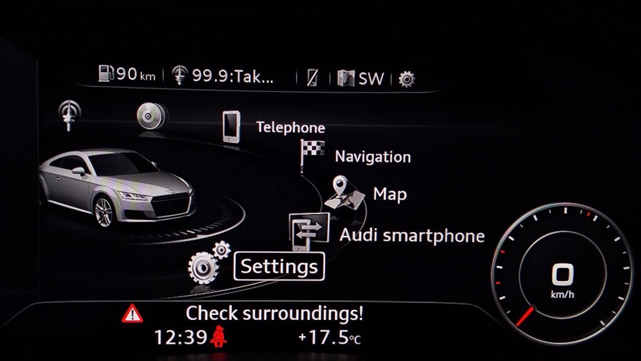 2017 Audi TTS TTS Coupe quattro   Vegas Yellow   Virtual Cockpit Photo