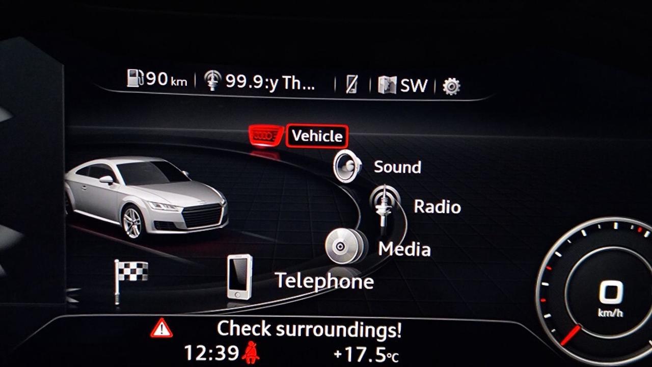 2017 Audi TTS TTS Coupe quattro   Vegas Yellow   Virtual Cockpit Photo