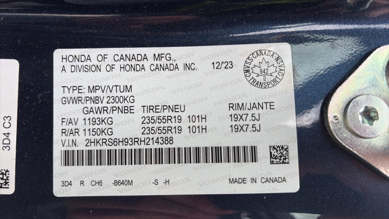2024 Honda CR-V Hybrid Touring AWD Photo