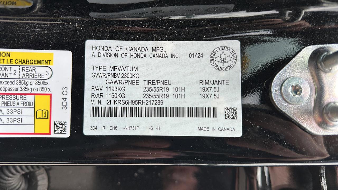 2024 Honda CR-V Hybrid Touring AWD Photo