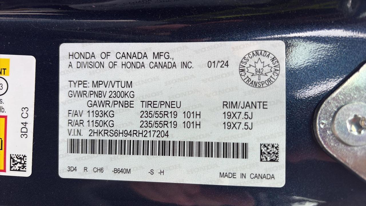 2024 Honda CR-V Hybrid Touring AWD Photo