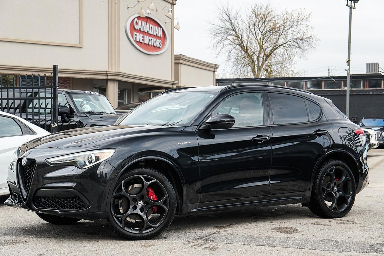 2023 Alfa Romeo Stelvio Veloce AWD |NO ACCIDENT|ONE OWNER|RED INT|NAVI Photo