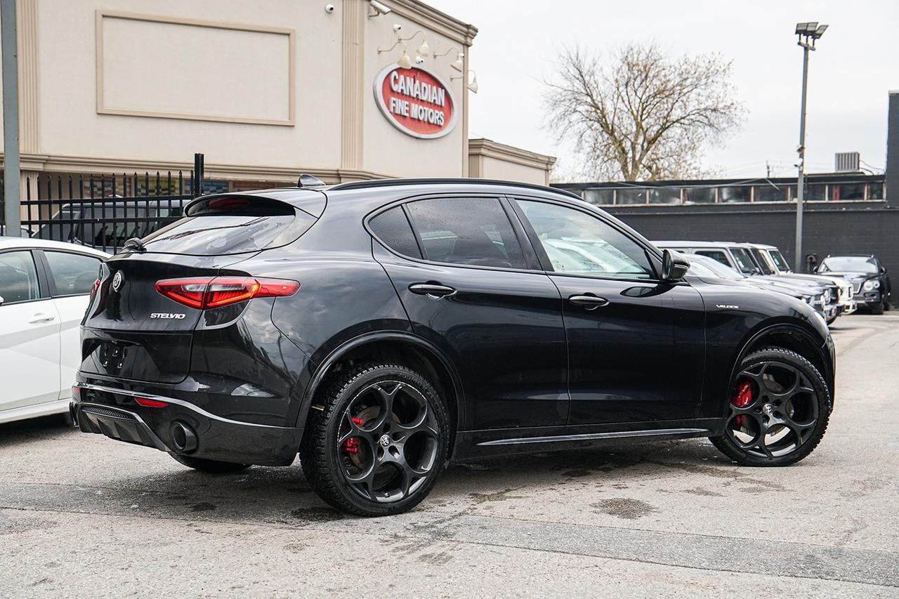 2023 Alfa Romeo Stelvio Veloce AWD |NO ACCIDENT|ONE OWNER|RED INT|NAVI Photo