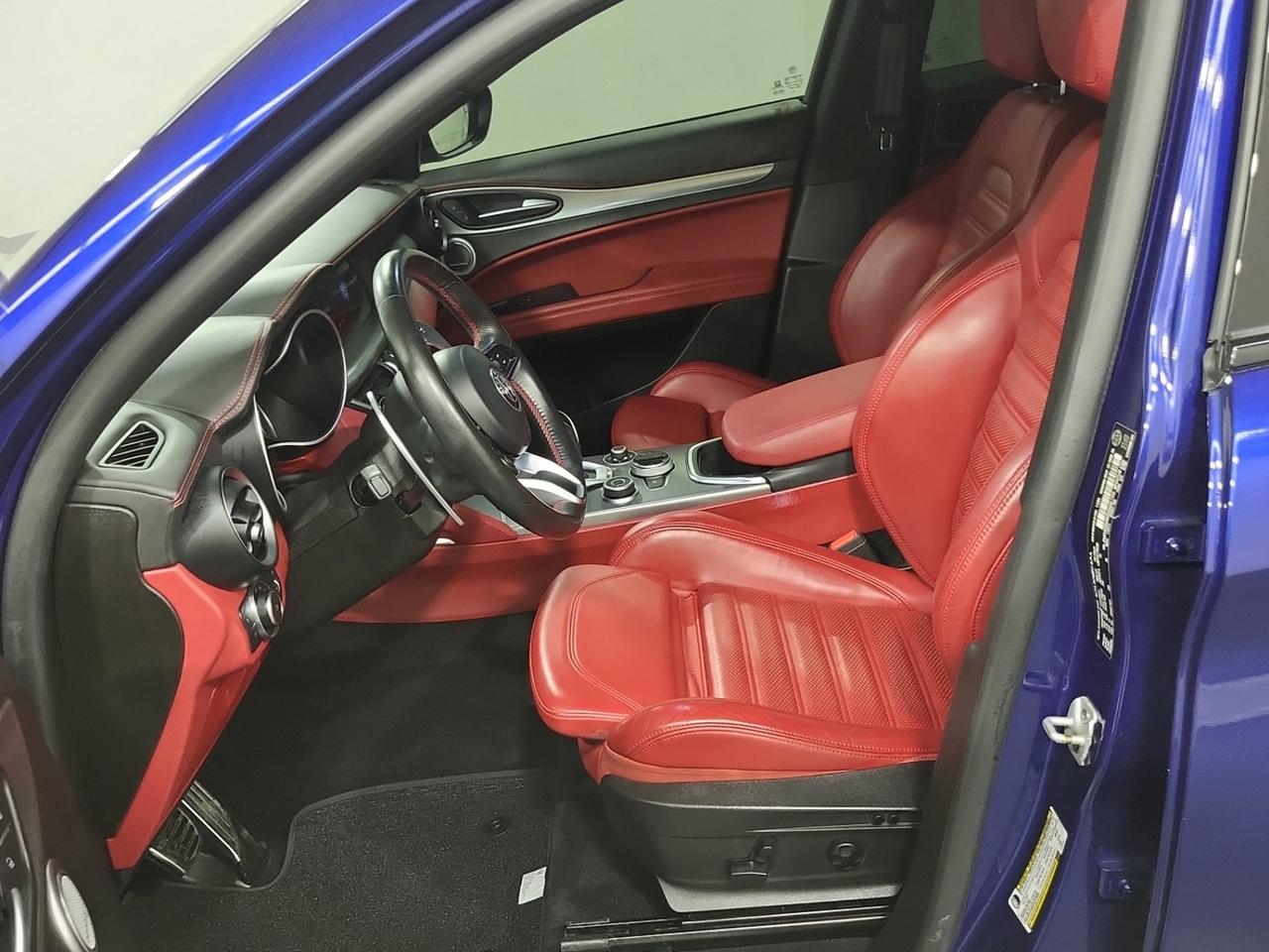2021 Alfa Romeo Stelvio Ti Sport AWD | NO ACCIDENT | ONE OWNER | RED INT | Photo