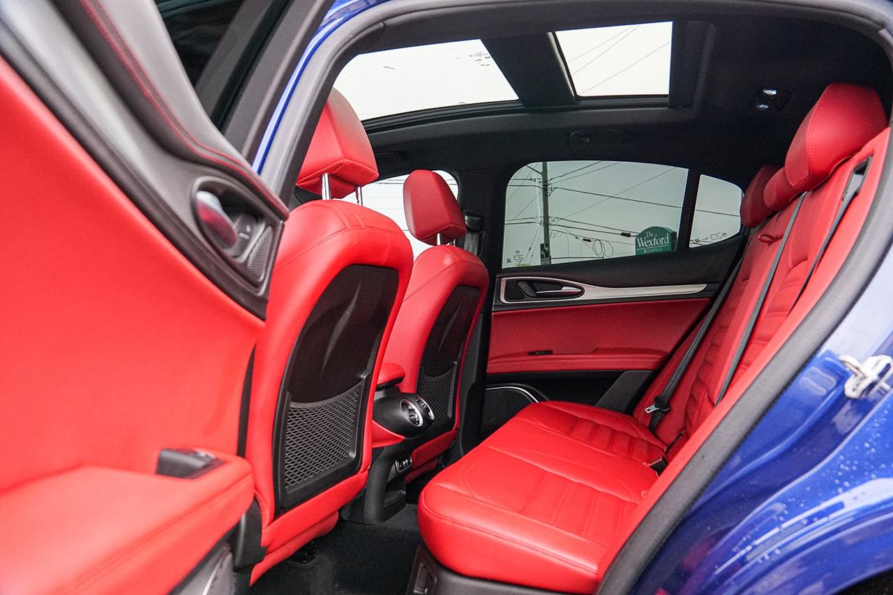 2021 Alfa Romeo Stelvio Ti Sport AWD | NO ACCIDENT | ONE OWNER | RED INT | Photo