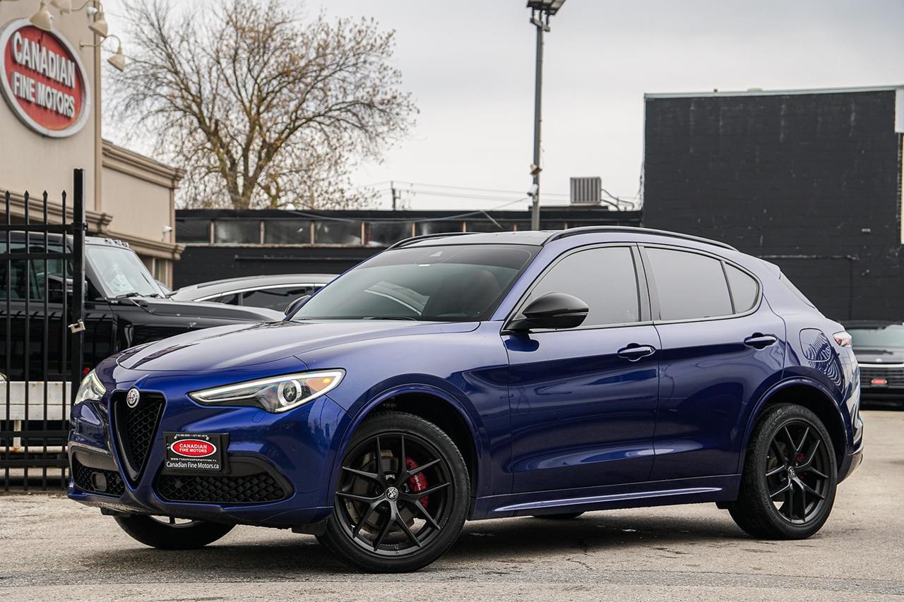 2021 Alfa Romeo Stelvio Ti Sport AWD | NO ACCIDENT | ONE OWNER | RED INT | Photo