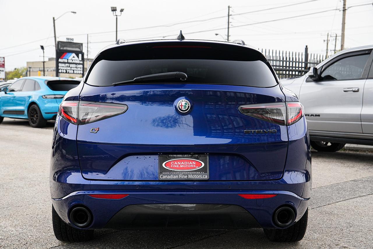2021 Alfa Romeo Stelvio Ti Sport AWD | NO ACCIDENT | ONE OWNER | RED INT | Photo