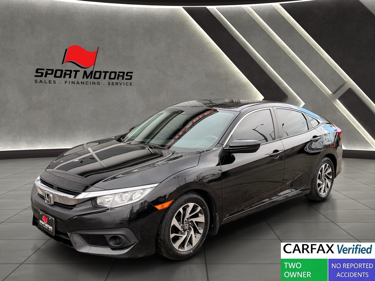 2017 Honda Civic EX+Driver Assist+New Tires+Sunroof+CLEAN CARFAX Photo