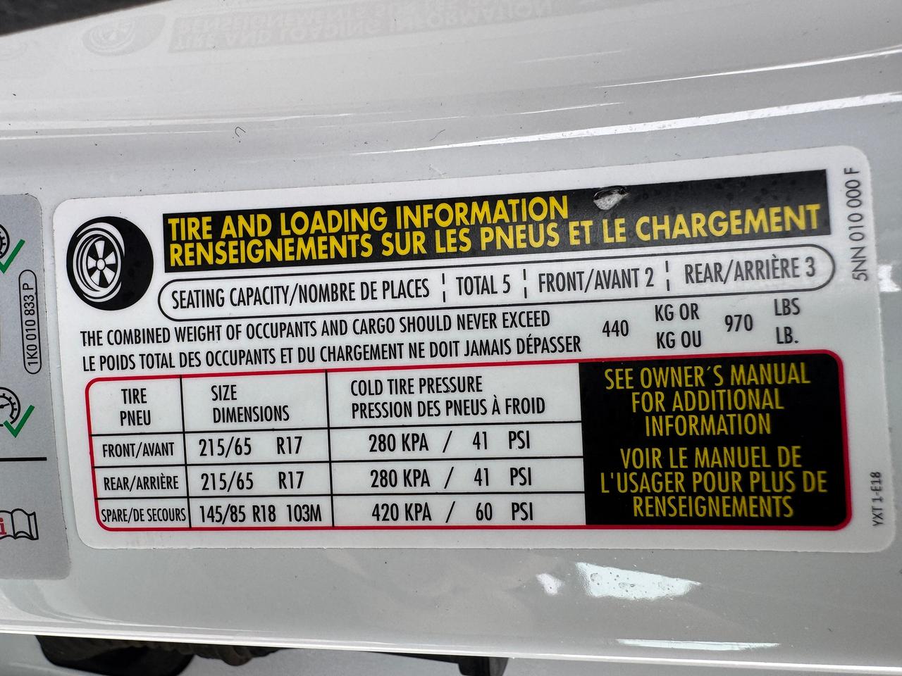 2018 Volkswagen Tiguan Trendline 4MOTION+New Tires+SUPER CLEAN Photo