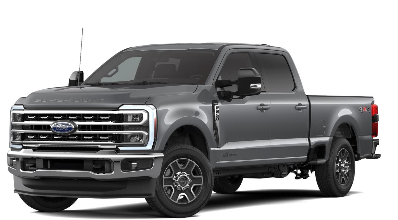 <p>The 2026 Ford Super Duty F-250 LARIAT in Carbonized Grey Metallic is a purpose-built workhorse loaded with the options serious truck buyers actually want. Equipped with the 6.7L Power Stroke Diesel, FX4 Off-Road Package, Camper Package, and 5th Wheel/Gooseneck Hitch Prep, this truck is ready to tow, haul, and handle whatever the job demands right off the lot.<br><br>- 6.7L Power Stroke V8 Diesel engine paired with a smooth automatic transmission and 4WD<br>- FX4 Off-Road Package for confident performance on rough terrain<br>- Camper Package and 5th Wheel/Gooseneck Hitch Prep Package ready for heavy-duty towing from day one<br>- 410 Amp Dual Alternators and Dual AGM 68 AH Battery for serious power demands on the job site<br>- Tough Bed Spray-In Bedliner to protect your investment and handle real work<br>- Tailgate Step & Handle for easy bed access<br>- Engine Block Heater essential for cold Canadian starts<br>- Ford Connectivity Pack (7-Year One-Time Purchase) keeping you connected on every haul<br>- SecuriCode Keyless Entry Keypad and SecuriLock Anti-Theft Immobilizer for added security<br><br>At Merit Ford Sales, we make the buying process straightforward and efficient. Whether youre ready to reserve this truck today, start your purchase online, or want to book an appointment to see it in person were here to help. Contact us with any questions or stop by to take it for a drive.</p>