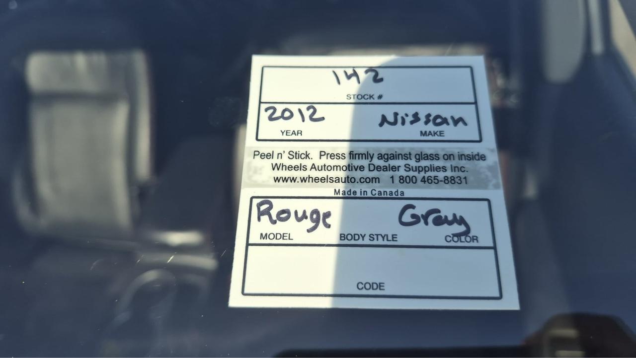 2012 Nissan Rogue SL AWD, 4 CYL, LEATHER, 148KMS, OILED, CERTIFIED Photo