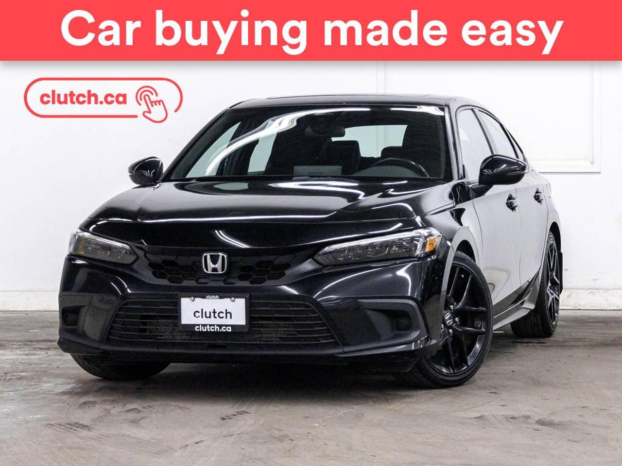 Electric Parking Brake, Brake Assist, Front Heated Seats and more!<br> <br>Clutch is the largest online used car retailer in Canada, delivering a seamless, hassle-free car-buying experience to drivers everywhere. Shop thousands of used cars online, get the right one delivered to your door, and enjoy peace of mind with our 10-Day Money-Back Guarantee. How sweet is that? To learn more, visit clutch.ca.<br> <br>The top features for this car include:<br> <br>Auto Stop/Start<br>Electric Parking Brake<br>Brake Assist<br>Front Heated Seats<br>Folding Rear Seats<br>Climate Control<br>Dual Zone Front Climate Control<br>Speed-Sensitive Volume<br>Bluetooth Music<br>Touchscreen Display<br>Cruise Control<br>Adaptive Cruise Control<br>12V Outlet<br>Hands Free Device Connectivity<br>Apple CarPlay<br>Android Auto<br>USB Input<br>Keyless Entry<br>Push Button Start<br>Passive Keyless Entry<br>Keyfob Remote Start<br>Lane Departure Warning<br>Active Lane Keep Assistance<br>Blindspot Sensors<br>Forward Collision Mitigation<br>Pedestrian Detection<br>Traffic Sign Recognition<br>Heated Steering Wheel<br>One-Touch Windows<br>Rear Window Defroster<br>Sunroof<br>Hill Assistance<br>Automatic High Beams<br>Rear View Camera<br>AM/FM Stereo<br> <br>Seamless home delivery - Delivery to your door in a matter of days. Available on select packages.<br> <br>Try it out for 10 days - If you do not like it, we will take it back. <br> <br>Quality assured - All cars go through our rigorous 210-point inspection and reconditioning process.<br> <br>Peace of mind - Warranty and protection plans available.<br> <br>Haggle-free - No haggling or hard sells.<br> <br>100% Transparency - Full inspection reports on every car, including high-res photography and a free Carfax report.<br> <br>Listed price is for cash purchase only and does not include taxes, Shipping Fees (if applicable), Delivery Fees (if applicable), government licensing fees.<br> <br>Previous Provincial Registrations:<br>Ontario<br> <br>Stock # 100332