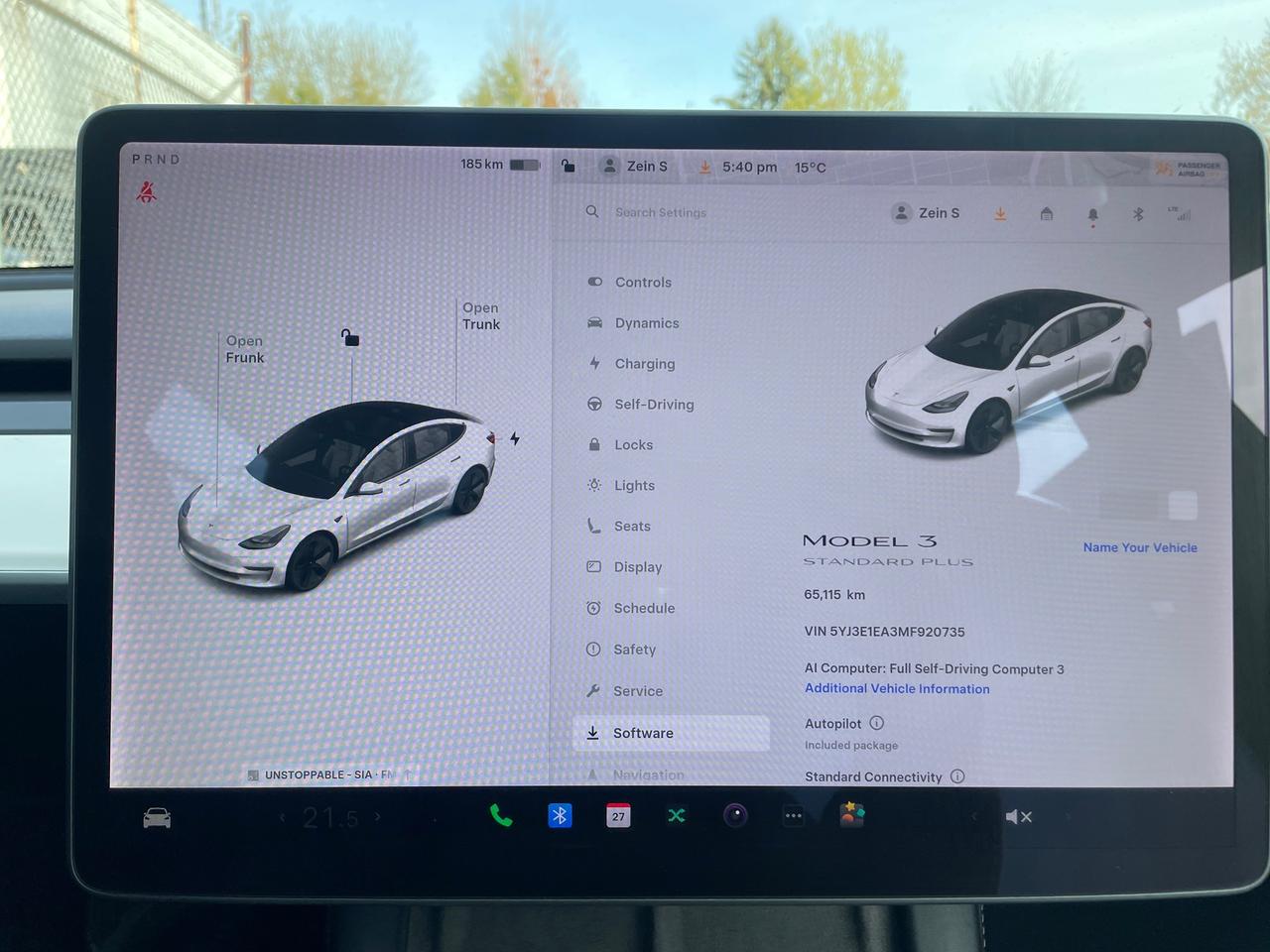 2021 Tesla Model 3 Standard Range Plus *WHITE INTERIOR, HEATED SEATS* Photo