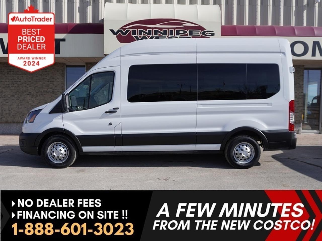 Used 2024 Ford Transit Passenger Wagon T-350 148 High Roof XL AWD | 15 PASSENGER VAN!!!! for sale in Headingley, MB