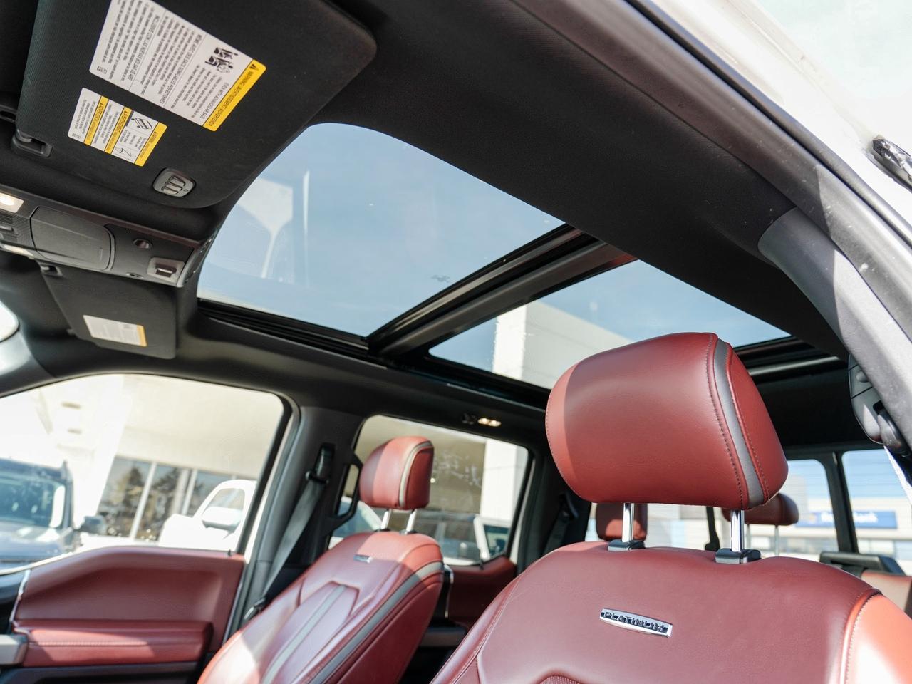 2020 Ford F-150 PLATINUM/MOONROOF/TECH PKG/RED LEATHER! Photo