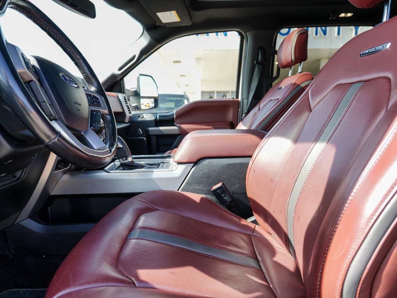 2020 Ford F-150 PLATINUM/MOONROOF/TECH PKG/RED LEATHER! Photo