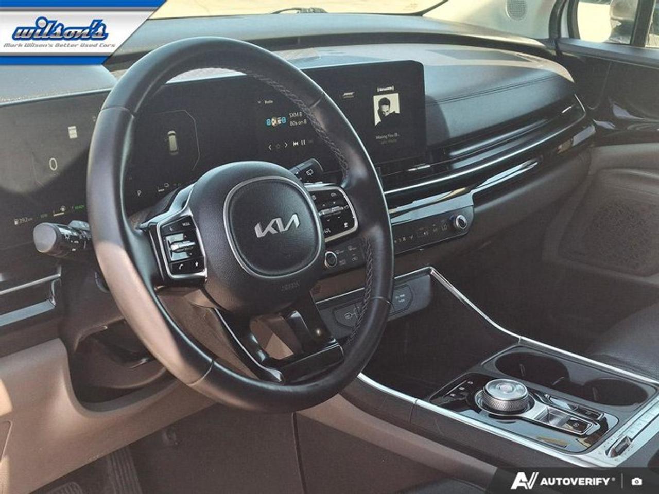 2025 Kia Carnival Hybrid SX+ | Leather | Captain's Chairs | Heated + Cooled Seats | Sunroof | Heated Steering | and More ! Photo