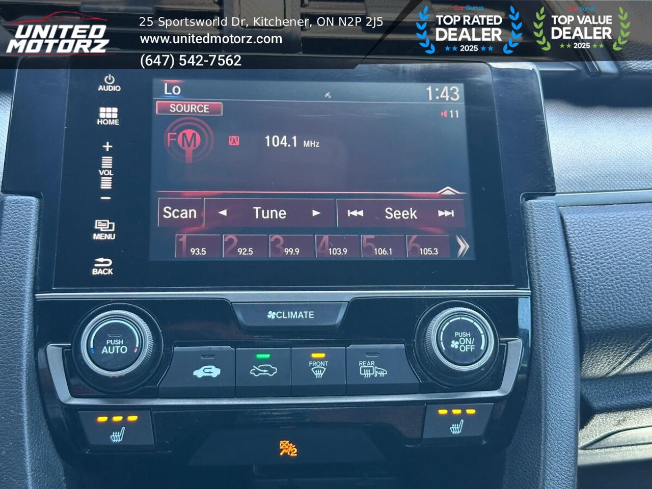 2017 Honda Civic LX~SAFETY CERTIFIED~ Photo