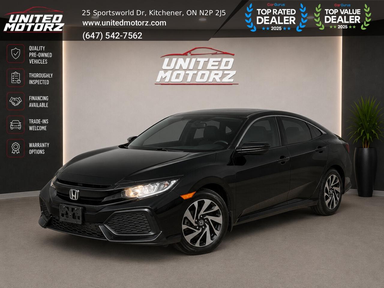 2017 Honda Civic LX~SAFETY CERTIFIED~ Photo0