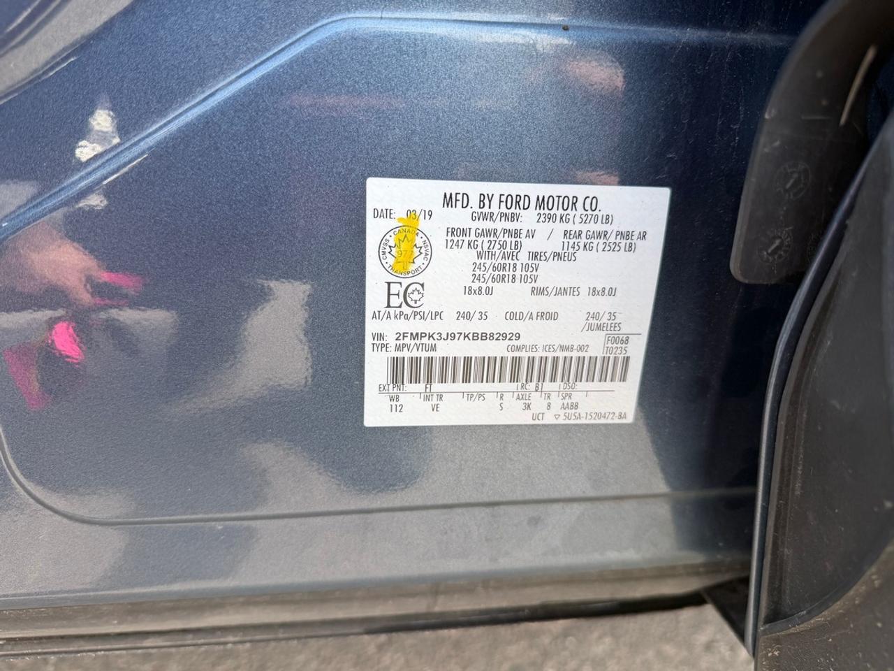 2019 Ford Edge SEL Photo