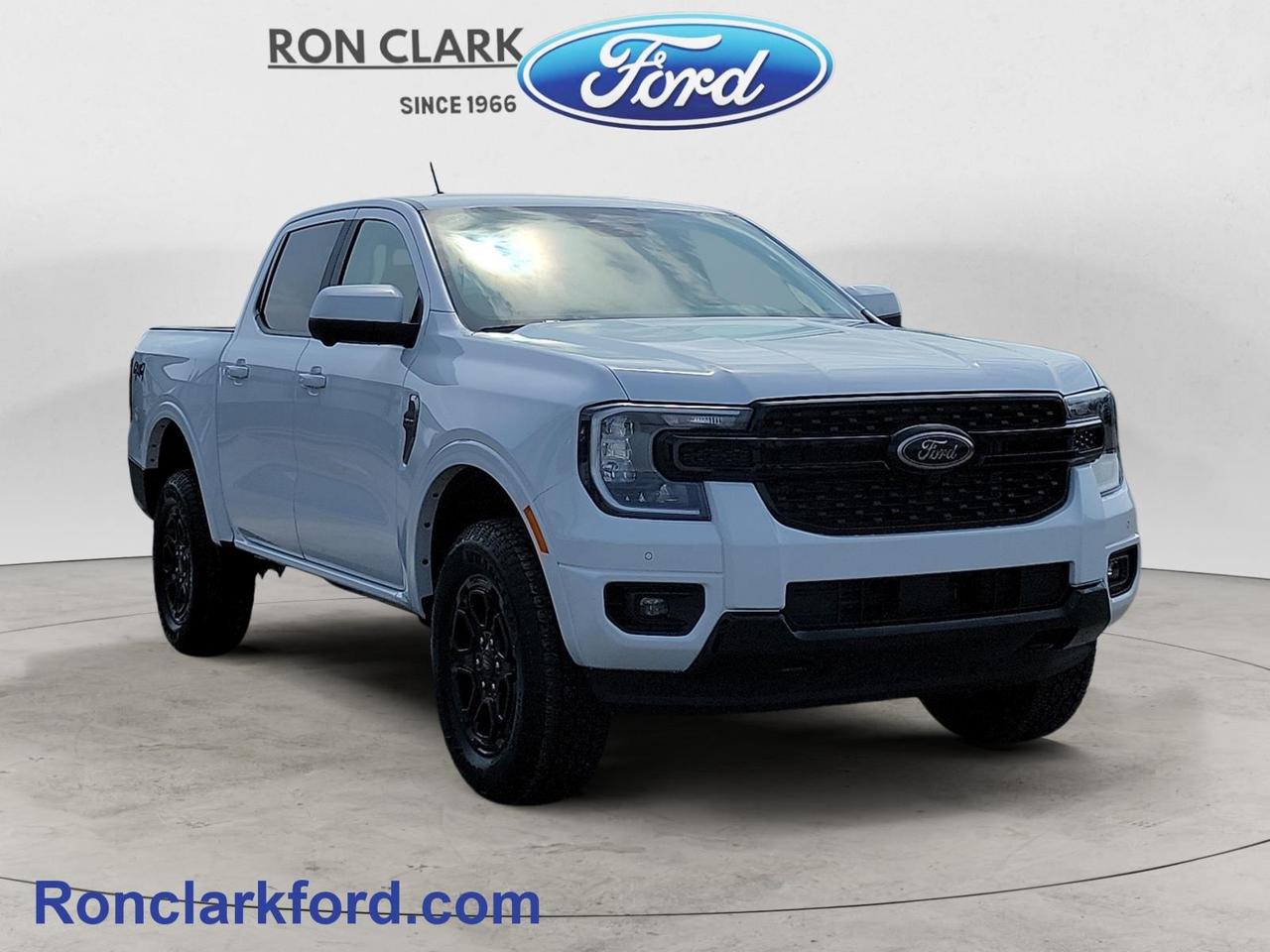Experience the perfect blend of capability, technology, and bold design with this 2026 Ford Ranger Lariat finished in striking Oxford White with a refined Ebony interior. Powered by a responsive 2.3L EcoBoost engine paired with a smooth 10-speed electronic transmission, this Ranger delivers impressive performance whether youre commuting, towing, or heading off the beaten path.Equipped with the 500A Equipment Group, this Lariat offers a well-appointed cabin with premium materials, advanced connectivity, and driver-focused technology designed for comfort and convenience. The Black Appearance Package adds a distinctive edge, featuring darkened exterior accents that give the truck a more aggressive and modern look.With its combination of rugged capability, upscale features, and head-turning style, this 2026 Ranger Lariat is ready to handle workdays and weekends with equal confidence.Come to the dealer you can trust. 60 years and counting Ron Clark Ford & Jayco RV is known for great value and being best in customer service! We serve and deliver all over Ontario including destinations such as Wyoming, Petrolia, Sarnia, London, Guelph, Kitchener-Waterloo, Hamilton, GTA, Ottawa & Chatham-Kent. Call or visit us at RON CLARK FORD & JAYCO RV to view and test drive today! RON CLARK FORD where else!!