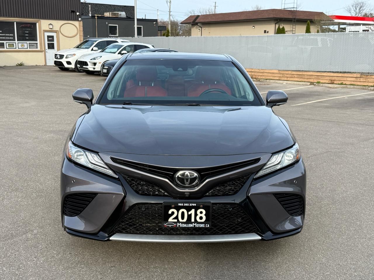 2018 Toyota Camry XSE V6 Auto  ACCIDENT FREE 1-OWNER RED INTRIOR CER Photo