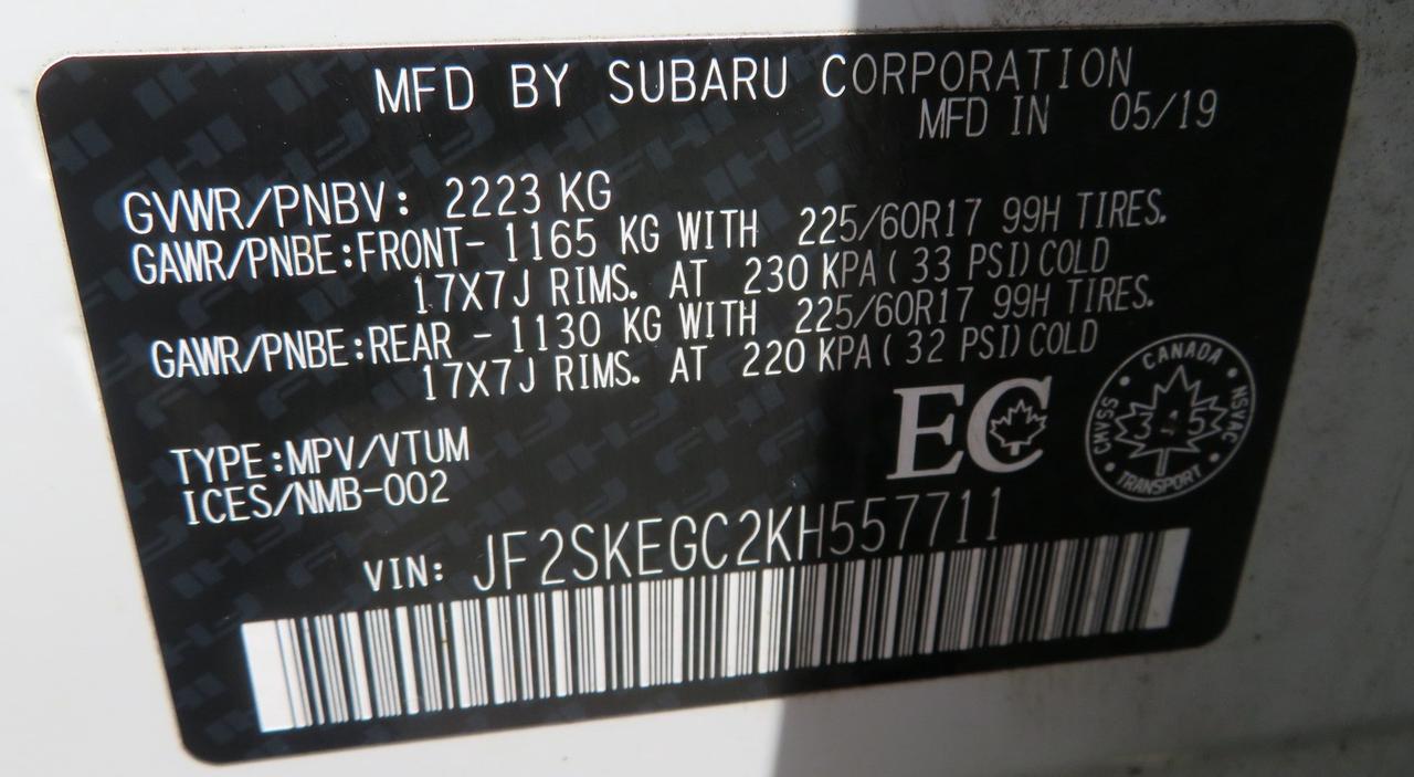 2019 Subaru Forester 2.5i Touring w/EyeSight Pkg Photo