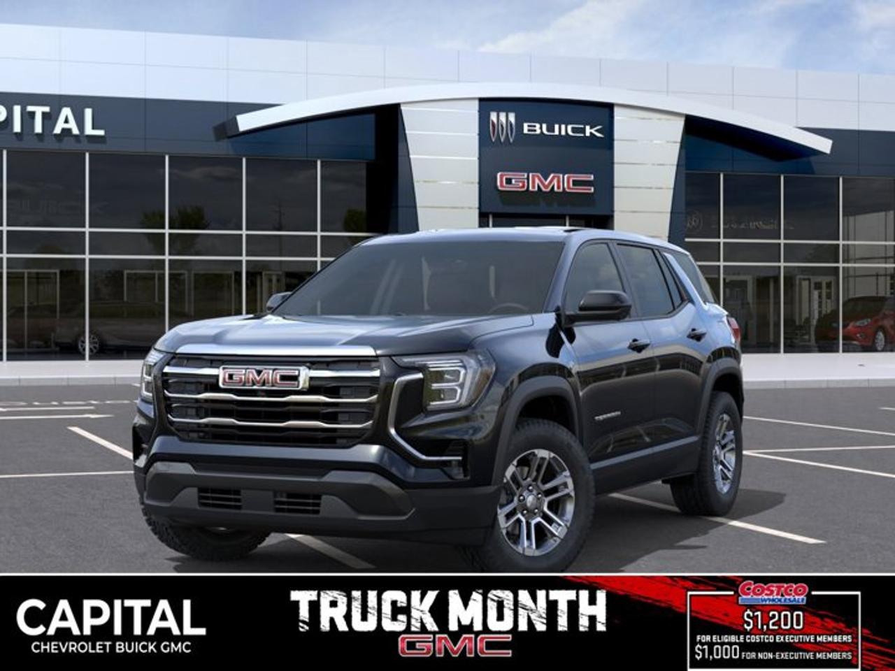 This GMC Terrain delivers a Turbocharged Gas I4 1.5L/-TBD- engine powering this Automatic transmission. ENGINE, 1.5L TURBO DOHC 4-CYLINDER, SIDI, VVT (175 hp [131.3 kW] @ 5800 rpm, 203 lb-ft of torque [275.0 Nm] @ 2000 - 4000 rpm). (STD), Wireless Apple CarPlay/Wireless Android Auto, Windows, express up/down driver and express down all passengers.*This GMC Terrain Comes Equipped with These Options *Window, rear side, solar absorbing, privacy tinting, Wi-Fi Hotspot capable (Terms and limitations apply. See onstar.ca or dealer for details.), Wheels, 17 (43.2 cm) Grazen Metallic, machined aluminum, Wheel, spare, 17 (43.2 cm) steel, Visors, driver and front passenger illuminated vanity mirrors covered, Vehicle health management provides advanced warning of vehicle issues, USB ports, 2, one type A and one type-C, data/charge, located in the front area of the centre console, USB ports, 2 type-C, located on back of centre console, charge-only, Transmission, 8-speed automatic, electronically-controlled with overdrive includes Driver Shift Control, Tires, 235/65R17, all-season blackwall.* Visit Us Today *Live a little- stop by Capital Chevrolet Buick GMC Inc. located at 13103 Lake Fraser Drive SE, Calgary, AB T2J 3H5 to make this car yours today!