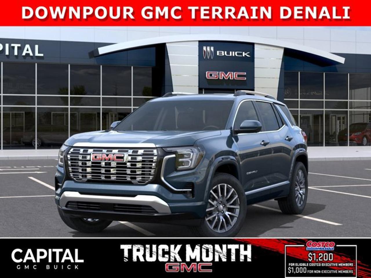 ALL-NEW 2026 GMC Terrain DENALI! It is fully loaded with Heated and Cooled Leather Seats, 360 CAM, Handsfree Liftgate, Panoramic Sunroof, Heated Rear Seats, Remote Start, Rear Camera Mirror, 15 diagonal GMC Premium Touchscreen, Wireless Charging, Adaptive Cruise Control, Power Sunroof, Heated Steering, Trailering Package, and so much more... Call now!!Ask for the Internet Department for more information or book your test drive today! Text 825-445-0521 for fast answers at your fingertips!AMVIC Licensed Dealer - Licence Number B1044900Disclaimer: All prices are plus taxes and include all cash credits and loyalties. See dealer for details. AMVIC Licensed Dealer # B1044900