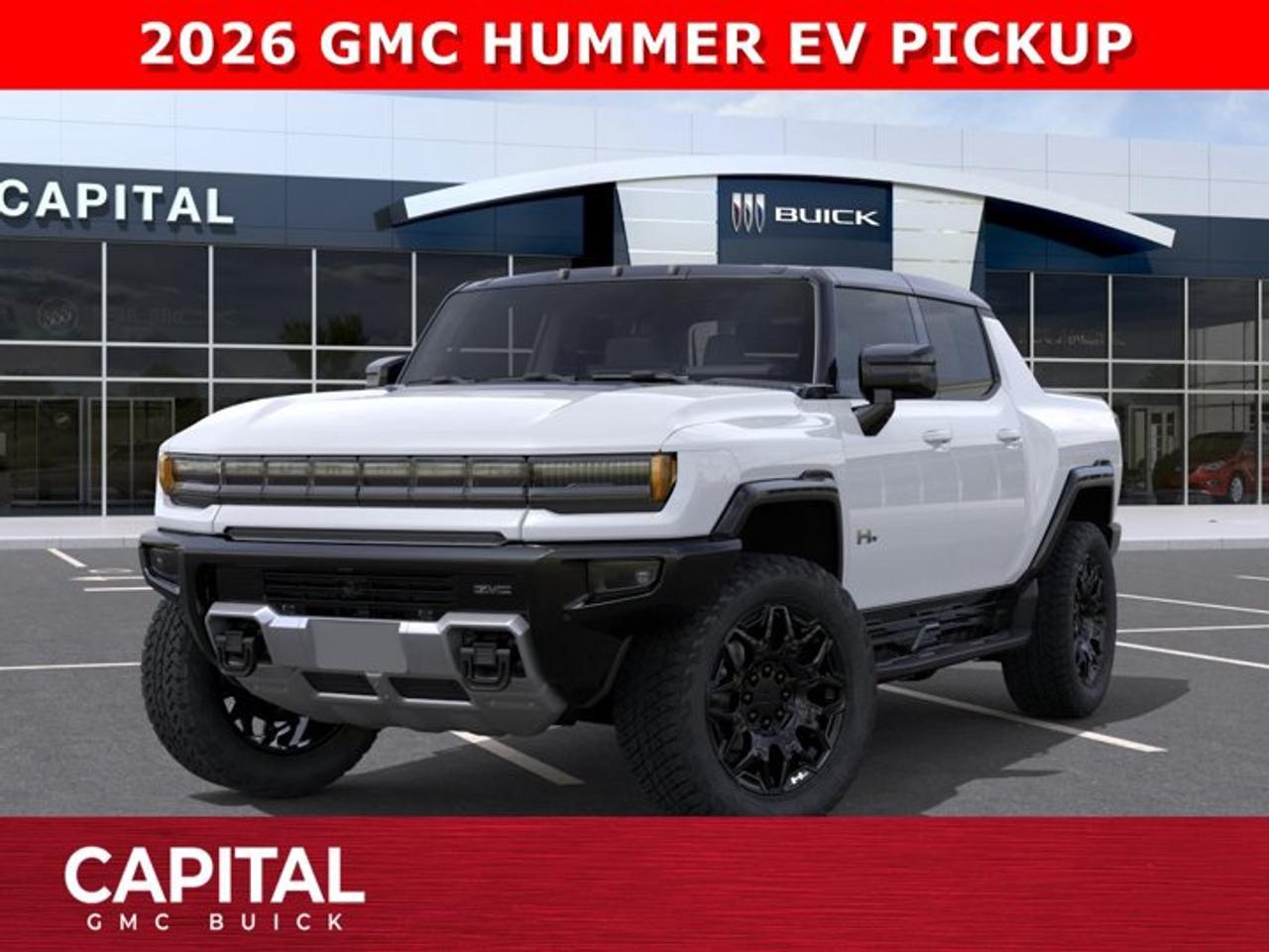 Dont miss out on this 2026 Hummer EV TRUCK! Fully equipped with cool features like CrabWalk mode, 4-wheel steering, Air Ride Suspension, Heated and Cooled Seats, Heated Steering, Rear Streaming Camera Mirror, 360 CAM, Heated Rear Seats and so much more! Ask about our incredible 2-year lease rates....Ask for the Internet Department for more information or book your test drive today! Text 507-585-4395 for fast answers at your fingertips!AMVIC Licensed Dealer - Licence Number B1044900