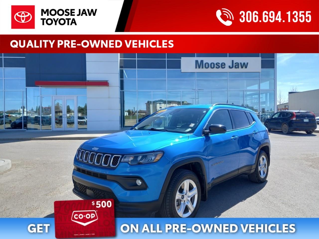 <p><strong>Adventure starts here.</strong> This <strong>2023 Jeep Compass North Edition</strong> is a local trade, freshly detailed, fully inspected, and ready to hit the road. Stylish, capable, and built for wherever youre headed next.</p><p>Drive it home todayyour next adventure is waiting!</p>